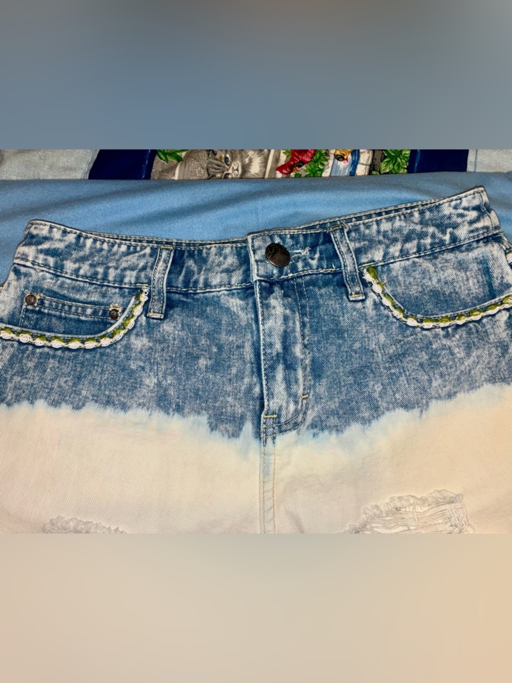 Free People Blue Denim Shorts --- Size 26